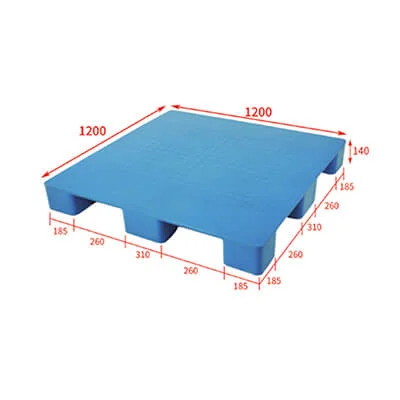 Solid top hygenic plastic pallets 120x120- light weight