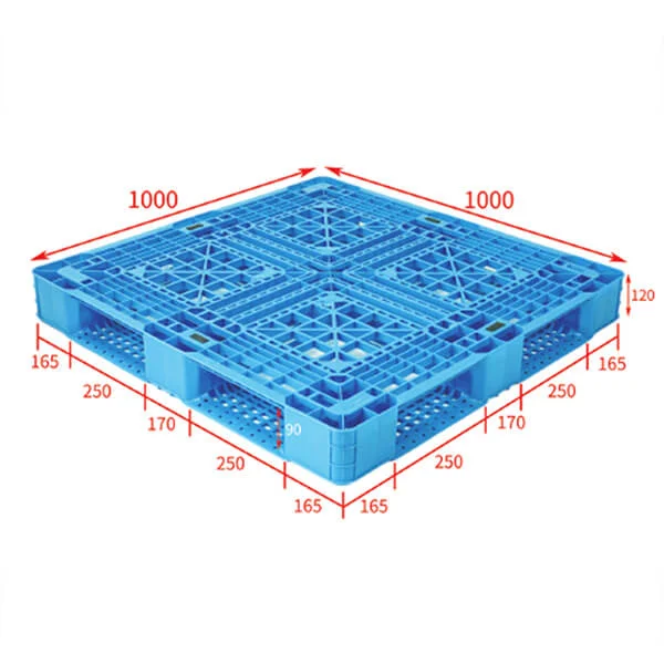 Stackable plastic pallet 100x100 A