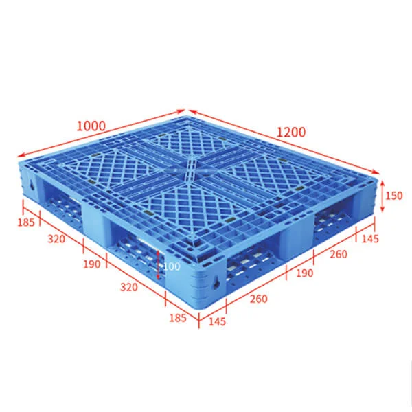 Stackable plastic pallet 120x100 A