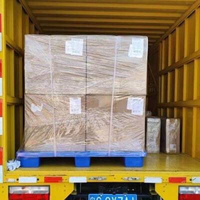 Nestable plastic pallets application-for shipping use