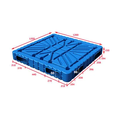 heavy duty plastic pallet-120x120