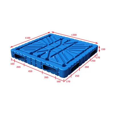 heavy duty plastic pallets-blow moulding 130x110