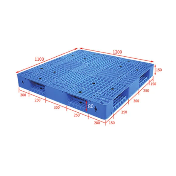 heavy duty plastic pallets-double sided 120x1100