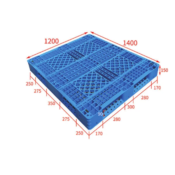 stackabkle plastic pallets 140x120